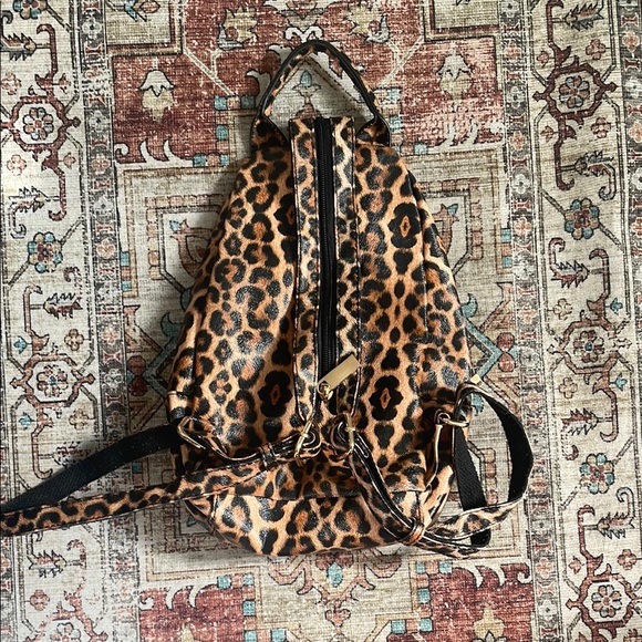Leopard Print Backpack - Picture 2 of 2